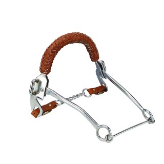 Hackamore FEELING muserolle en cuir tressé