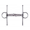 Mors aiguille FEELING double embouchure torsadée