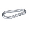Mousqueton zingué  6mm (lot de 6)