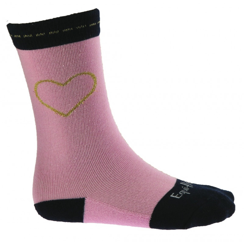 Chaussettes EQUI-KIDS "Coeur"