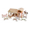 Le poney club PAPO, avec 4 figurines