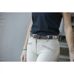 Ceinture PENELOPE "Pearl" Havane