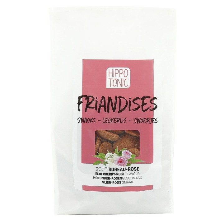 HIPPOTONIC Bonbons pour chevaux, goût sureau-rose