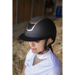 Casque EQUITHÈME "Airy L" or rose