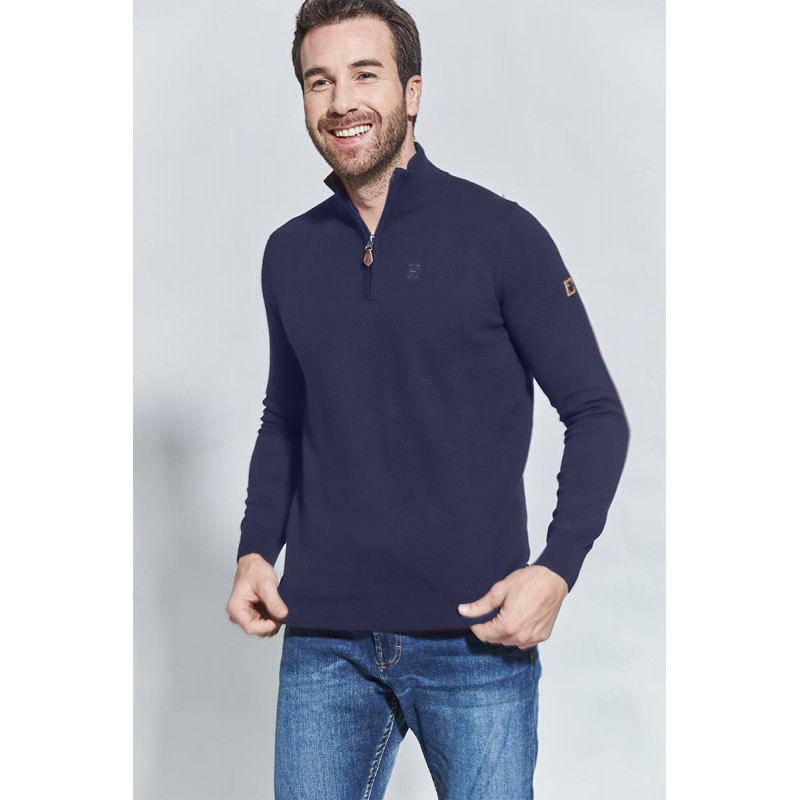 Harcour - Pullover homme Flash Marine