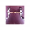 Mors Camargue " Pelcam " Double Brisure Inox-Cuivre