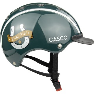 Casque Casco Nori " Lucky Kid Emeraude "