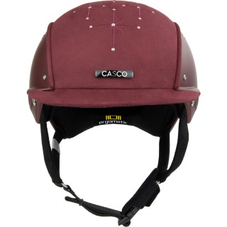 Casque Casco " A Part " Bourgogne Brillant