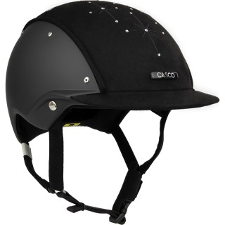 Casque Casco " A Part " Noir Brillant