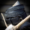 ceinture cuir crystal