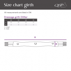 sangle de dressage glitter