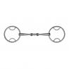 Mors deux anneaux 4 en 1 inox