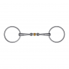 Mors double brisure inox et cuivre Stübben
