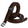Étrivière en cuir résistante marron