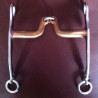 Mors Camargue ponté brisé grand chevaux 140 mm inox et cuivre