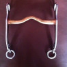Mors Camargue ponté 130 mm inox et cuivre