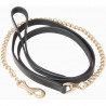 Longe de présentation en cuir simple chaînette - TdeT