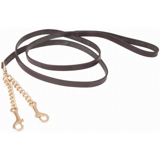 Longe de présentation en cuir double chaînette - TdeT